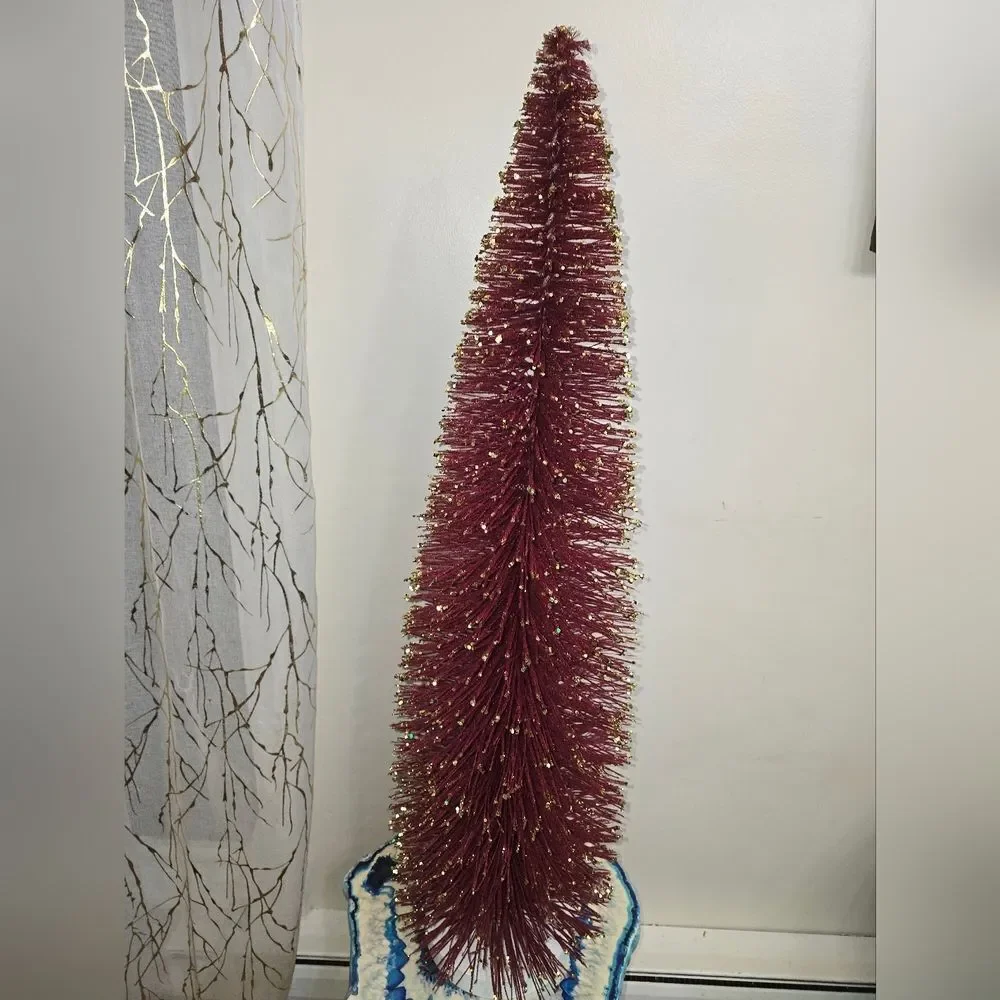 NWT Wondershop Target 2025 Large Christmas Bottle Brush Tree Sculpture 36